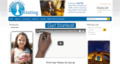 Desktop Screenshot of bishopcanvasprinting.com